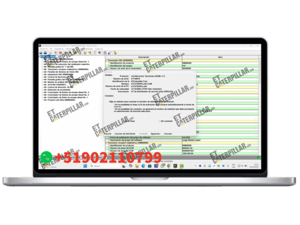 ET CATERPILLAR 2024B + FACTORY PASSWORD QR (FPKG) - Imagen 2
