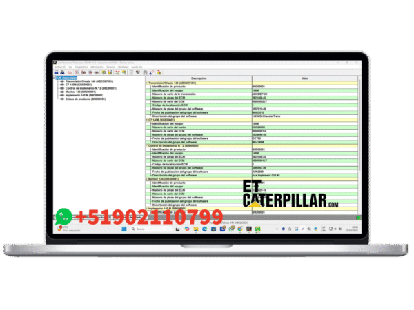 ET CATERPILLAR 2024B + FACTORY PASSWORD QR (FPKG) - Imagen 8