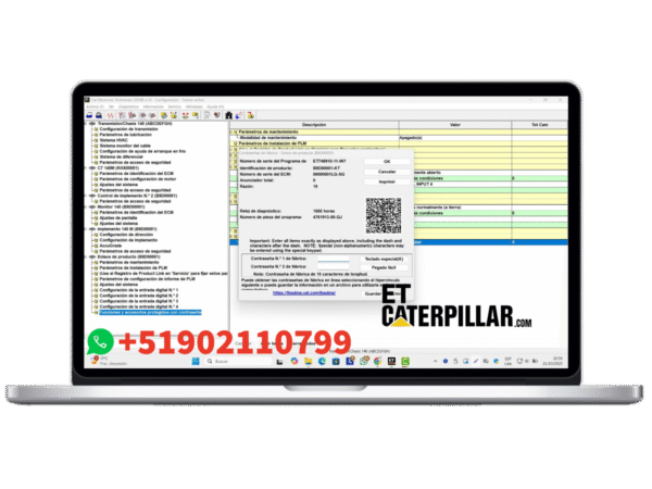 ET CATERPILLAR 2024B + FACTORY PASSWORD QR (FPKG) - Imagen 10